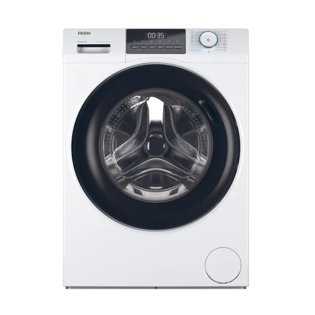 Haier Lavatrice carica frontale HW90-BP14929A-S Lavatrice da 9 kg, 1400 giri, Caricamento frontale, Classe energetica A
