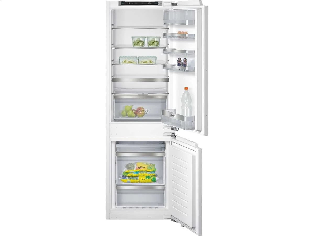 Siemens Frigorifero incasso side by side KI86NAF30 Frigorifero-congelatore da incasso/A++ / Raffreddamento: 189 L/Congelamento: 68 L/NoFrost / 2 circuiti di raffreddamento/EcoPlus