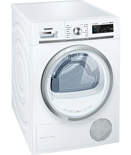Siemens Asciugatrice WT47W590 Libera installazione Caricamento frontale 9kg A++ Bianco - Asciugatrice (indipendente, Caricamento frontale, Pompa di calore, Bianco, Manopola, Touch, 112 L)