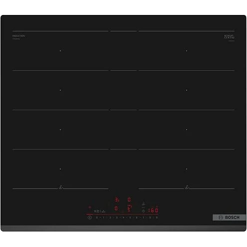 Bosch Piano cottura elettrico PXX675DC1E hob Black Stainless steel Built-in Zone induction hob 4 zon