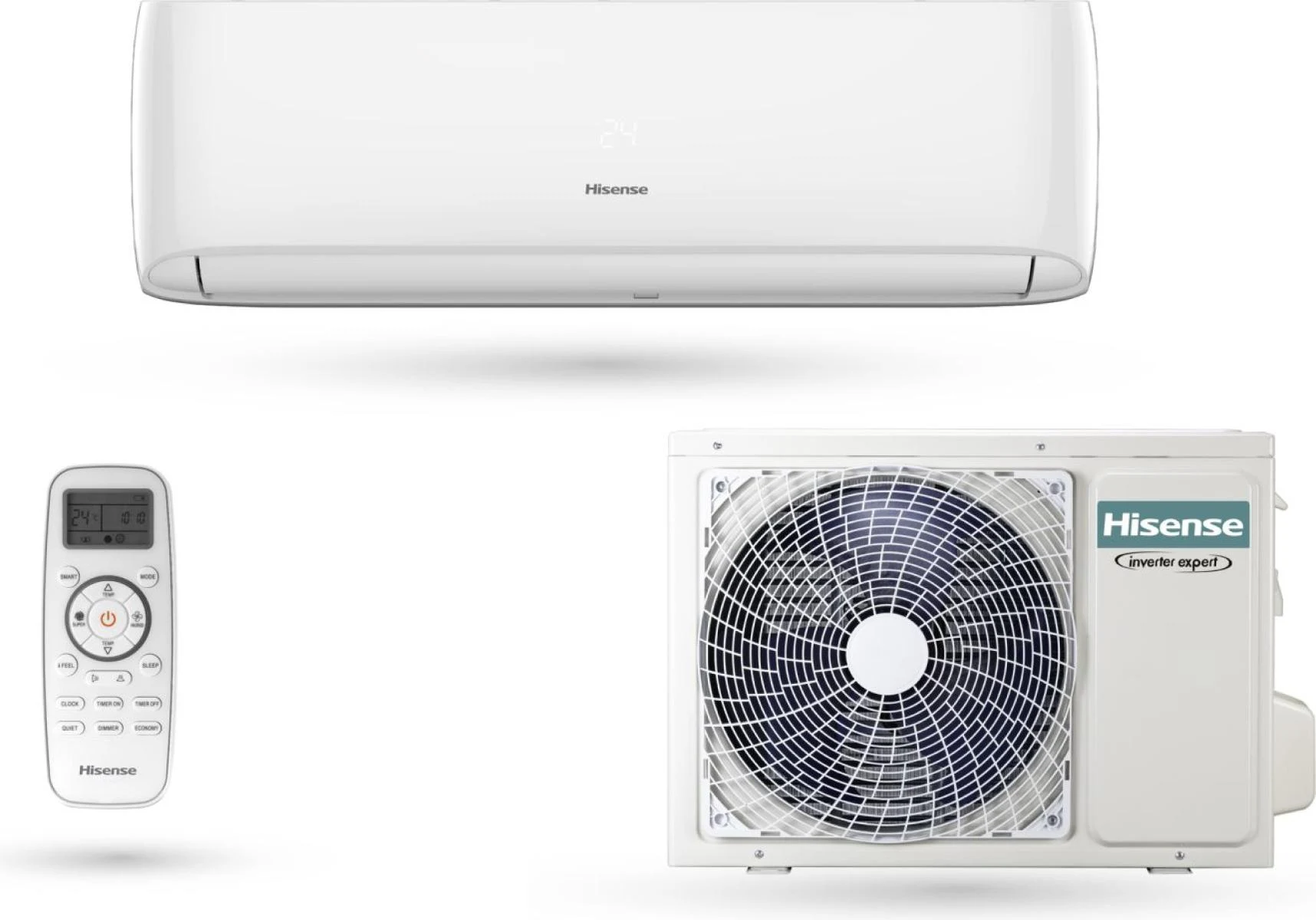 Hisense Climatizzatore canalizzato 9000 Climatizzatore Easy Smart Btu A++ Inverter
