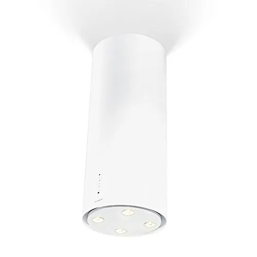 Faber Cappa cucina Cylindra Isola EG8 Faber - Cappa ad isola CYLINDRA ISOLA GLOSS PLUS finitura bianco gloss da 37cm