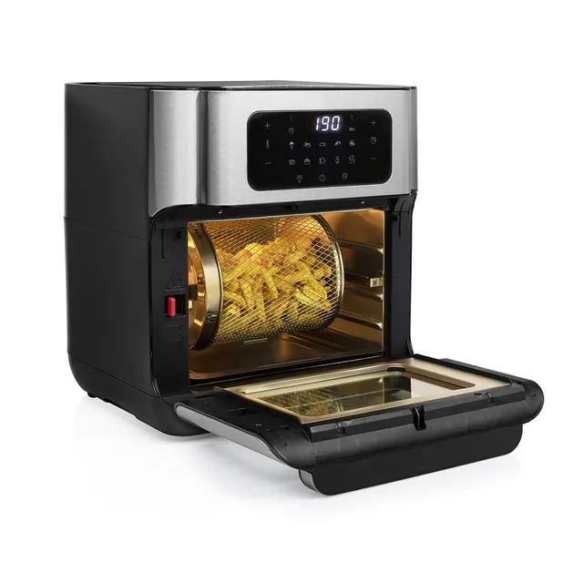 Princess Friggitrice ad aria 10 L Friggitrice ad Aria Forno con Cestello Rotante, Airfryer Ventilato