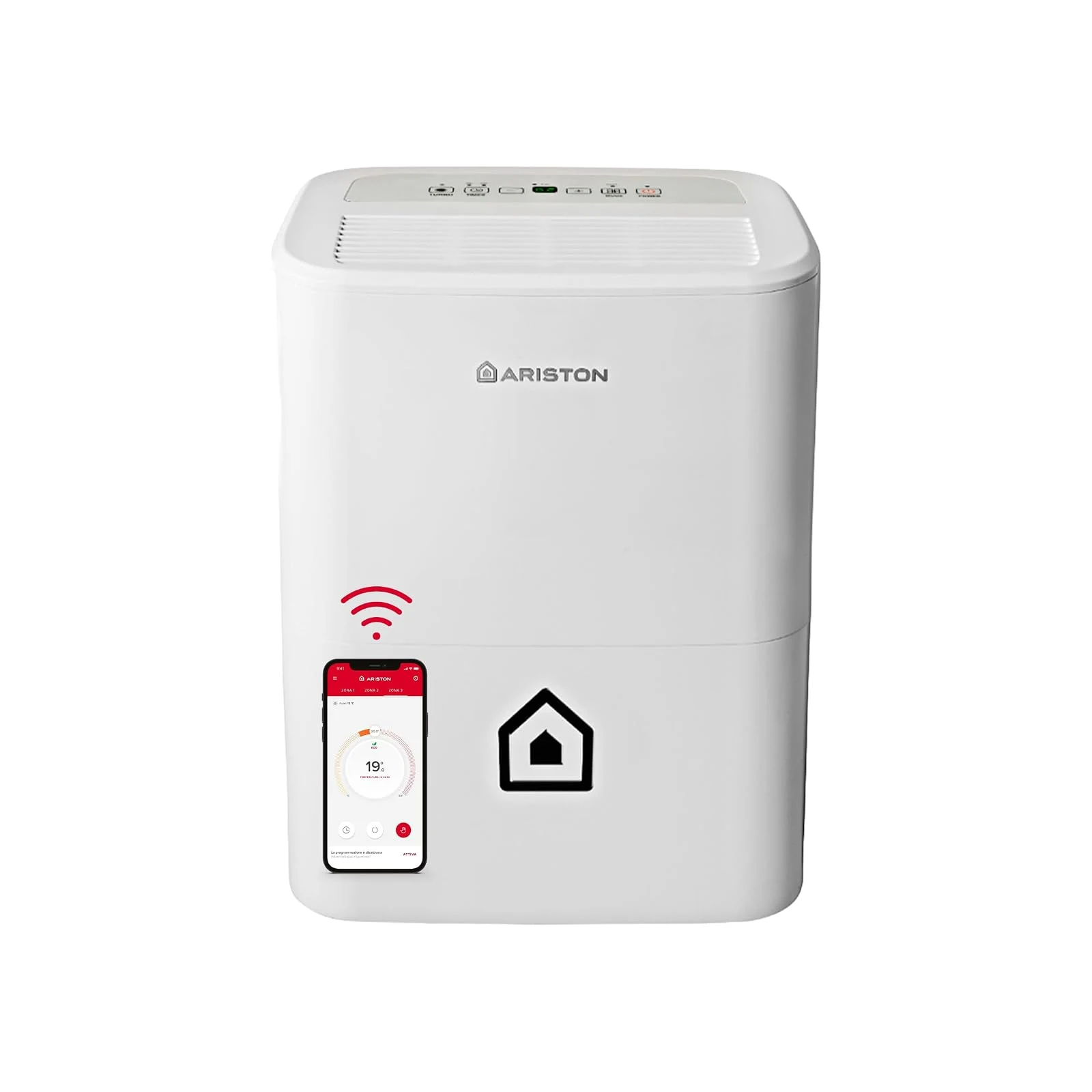 Ariston Deumidificatore 16NET Deos - Deumidificatore Portatile Casa 16L Ambienti Fino a 44㎡