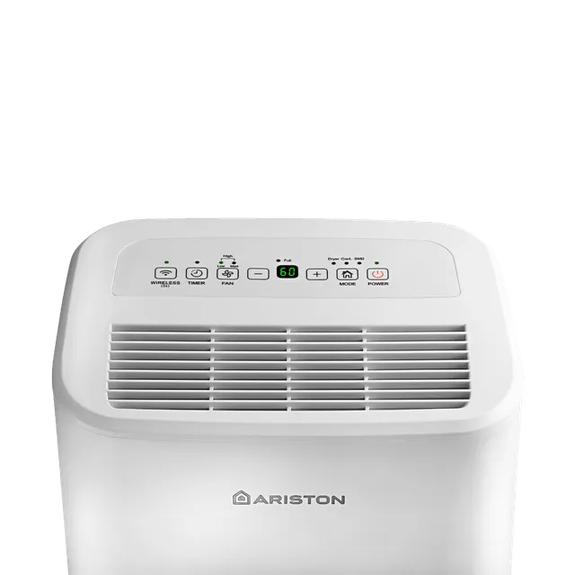 Ariston Deumidificatore 16NET Deos - Deumidificatore Portatile Casa 16L Ambienti Fino a 44㎡