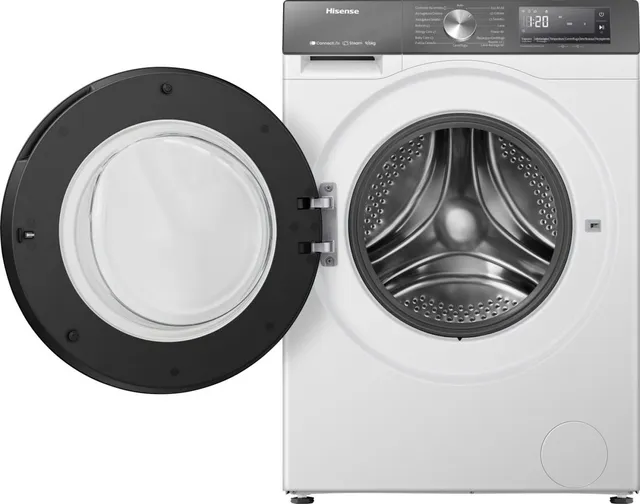 Hisense Lavasciuga carica alto WD3S9043BW7 Lavasciuga 9 + 6 Kg, 1400 Rpm, 15 Programmi Automatici, V
