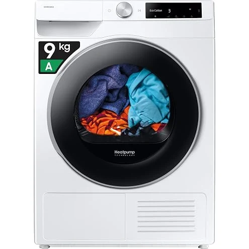Hisense Asciugatrice incasso DH3S902BWCC Asciugatrice a condensa con pompa di calore, 9 kg, 16 progr