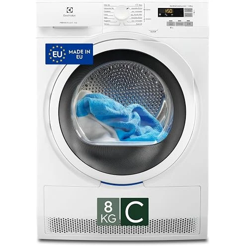 Hisense Asciugatrice incasso DH3S902BWCC Asciugatrice a condensa con pompa di calore, 9 kg, 16 progr