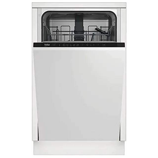 Beko Lavastoviglie incasso compatta DIS28023 Lavastoviglie da incasso, 10 coperti, A++, compatta (45 cm), LCD, freddo, caldo, aria calda, 10 coperti
