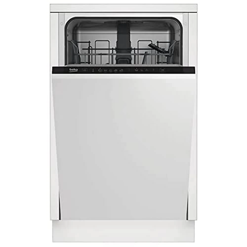 Beko Lavastoviglie incasso compatta DIS28023 Lavastoviglie da incasso, 10 coperti, A++, compatta (45 cm), LCD, freddo, caldo, aria calda, 10 coperti