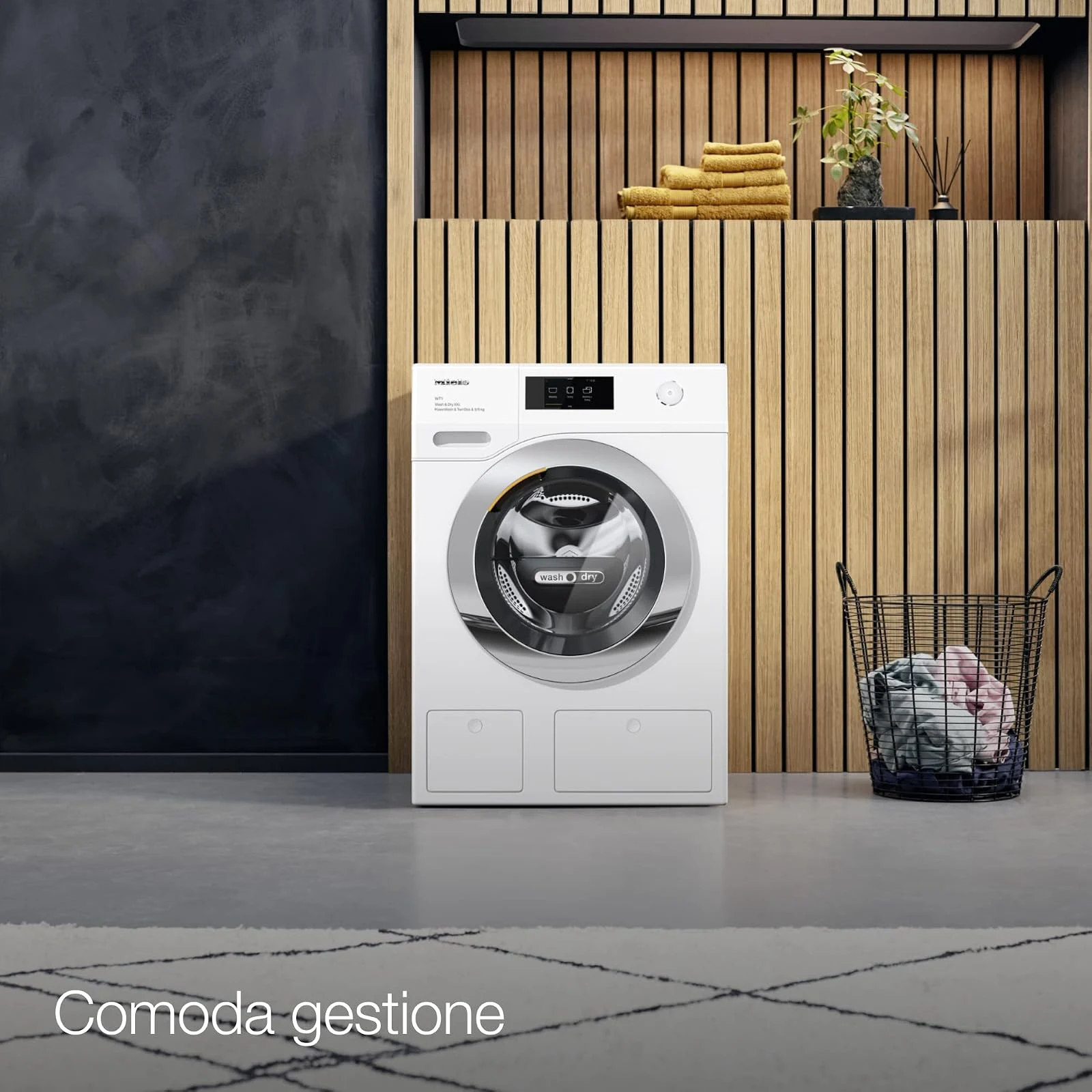 Miele Lavasciuga WTW 870 WPM Miele WTW 870 WPM Lavasciuga WT1 carica frontale 9/6 kg PowerWash TwinD