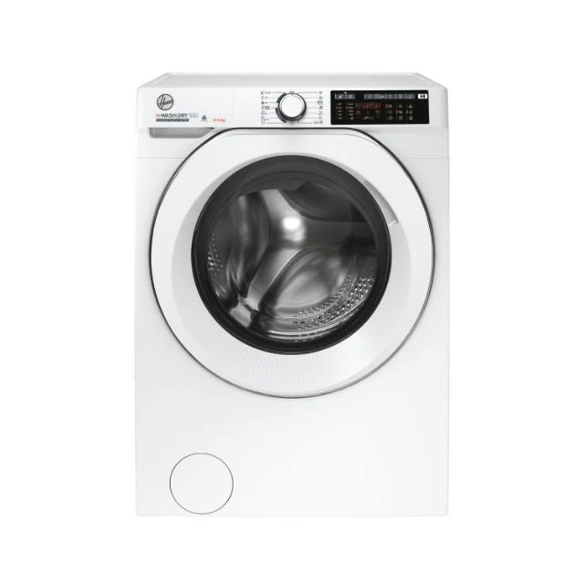 Hoover Lavasciuga 500 HD 495AMC/1-S H-WASH&DRY Lavasciuga Slim 9 + 5 kg, Classe A/D, 1400 RPM, Motore Inverter, 18 Programmi, WiFi, AxLxP 85x60x47 cm