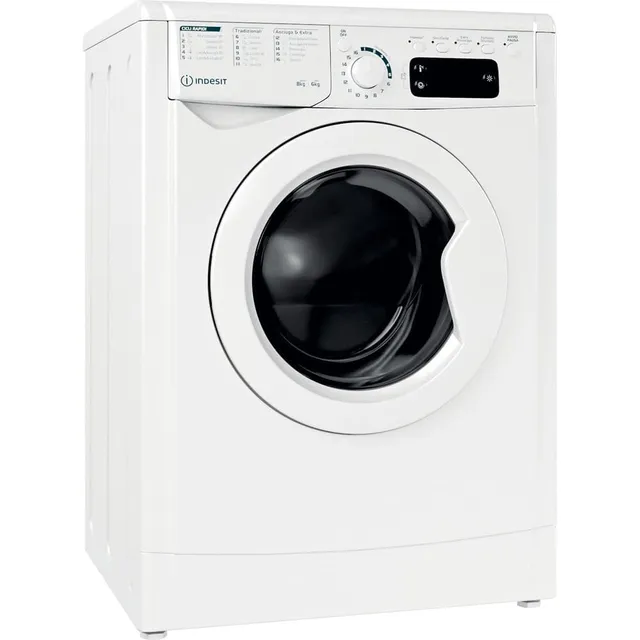 Indesit Lavasciuga incasso EWDE 861483 W IT N Lavasciuga 8kg Carica Frontale, Libera Installazione. Centrifuga 1400 Giri Al Minuto. Larghezza 59,5cm, Profondità 53,5cm, Altezza 85,0cm, Classe Energetica D