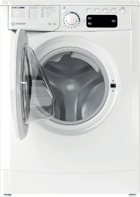 Indesit Lavasciuga incasso EWDE 861483 W IT N Lavasciuga 8kg Carica Frontale, Libera Installazione. 
