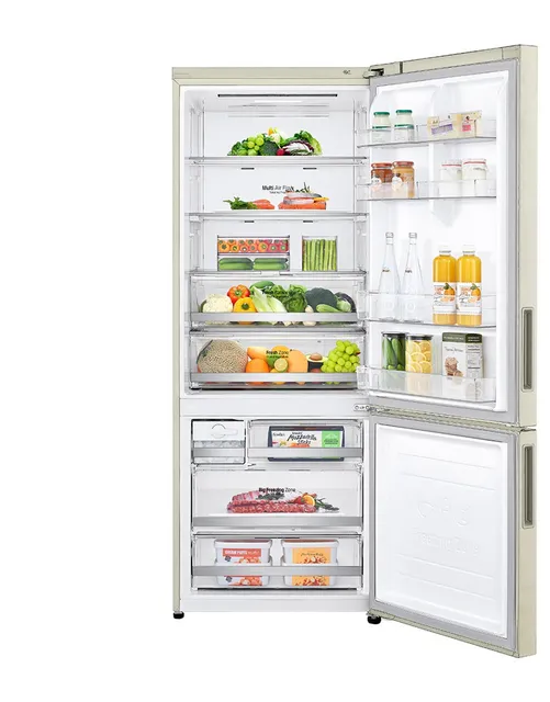LG Frigorifero side by side GBB567SECMN Frigorifero Combinato Total No Frost, 462L, Larghezza 70cm, 