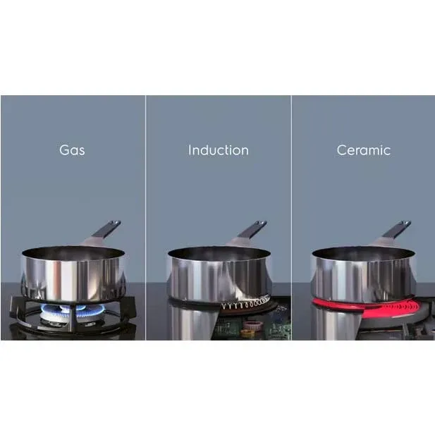 Electrolux Piano cottura con cappa integrata LIL61443C Piano Cottura ad Induzione, Serie 300, 60 cm,
