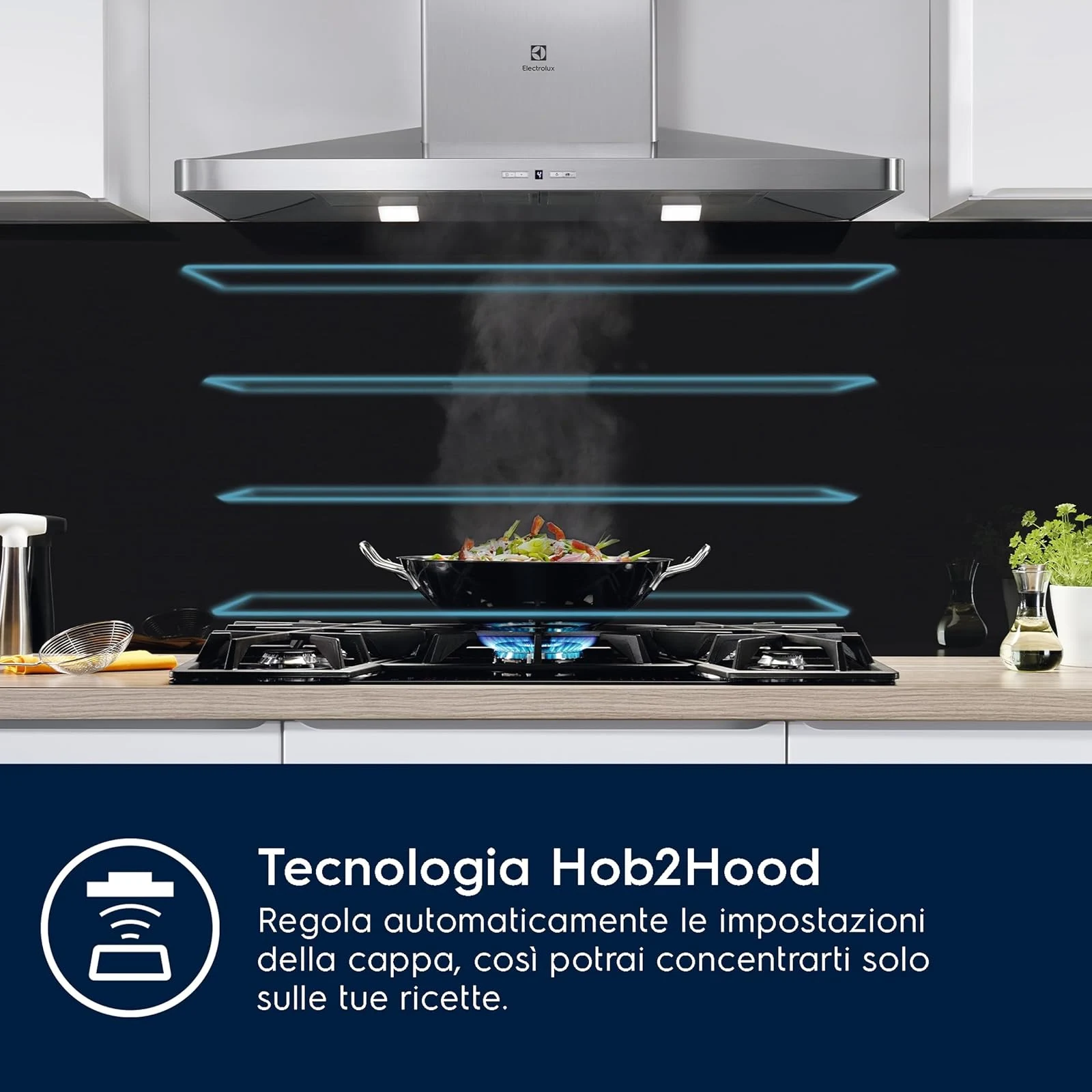 Electrolux Piano cottura elettrico LIL61443BW Serie 300 Piano Cottura a Induzione 4 Fuochi da Incass
