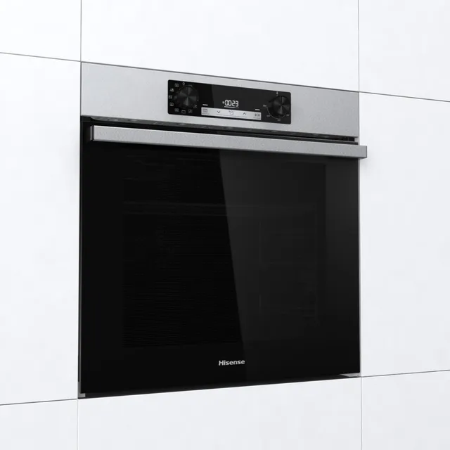 Hisense Forno incasso BI62216AX Forno da Incasso Multifunzione 77 L, Termoventilato, 11 Funzioni di 
