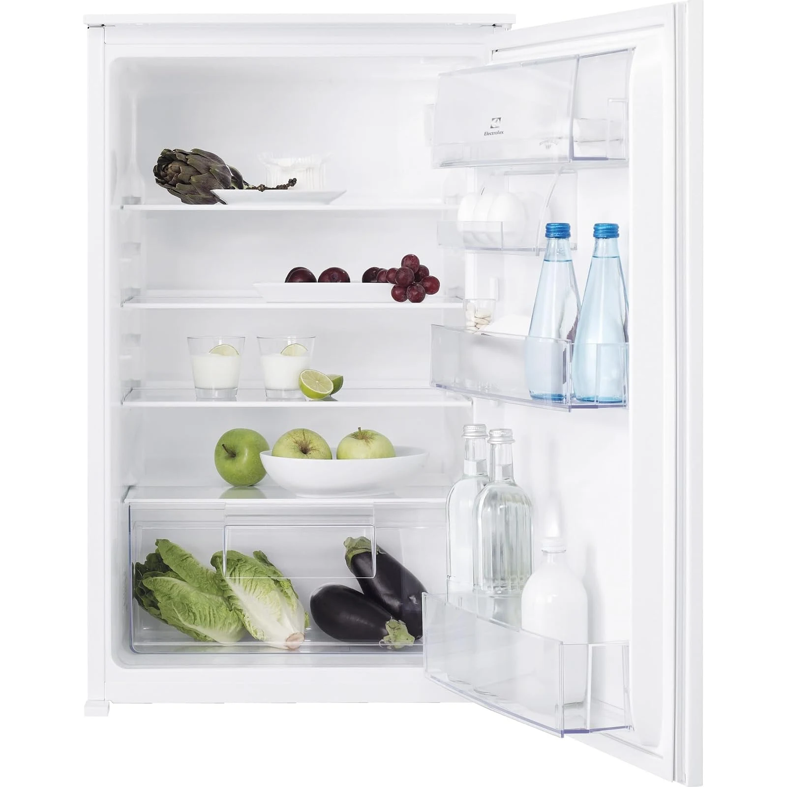 Electrolux Frigorifero incasso monoporta LRB2AE88S Frigorifero Da Incasso Monoporta, Serie 500, Classe E, Capacità 142 Litri, Illuminazione a LED, Porta reversibile, Silenziosità 36 (dB), 873x548x549 mm