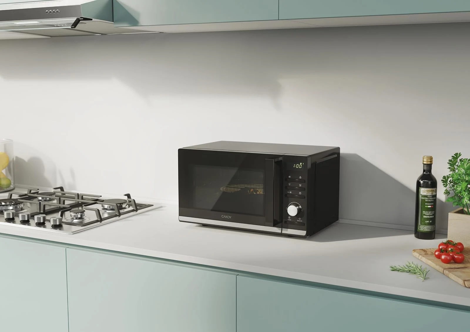 Candy Microonde incasso CMGA20TNDB Moderna Forno a Microonde con Grill, 20 Litri, 700W, 40 Programmi