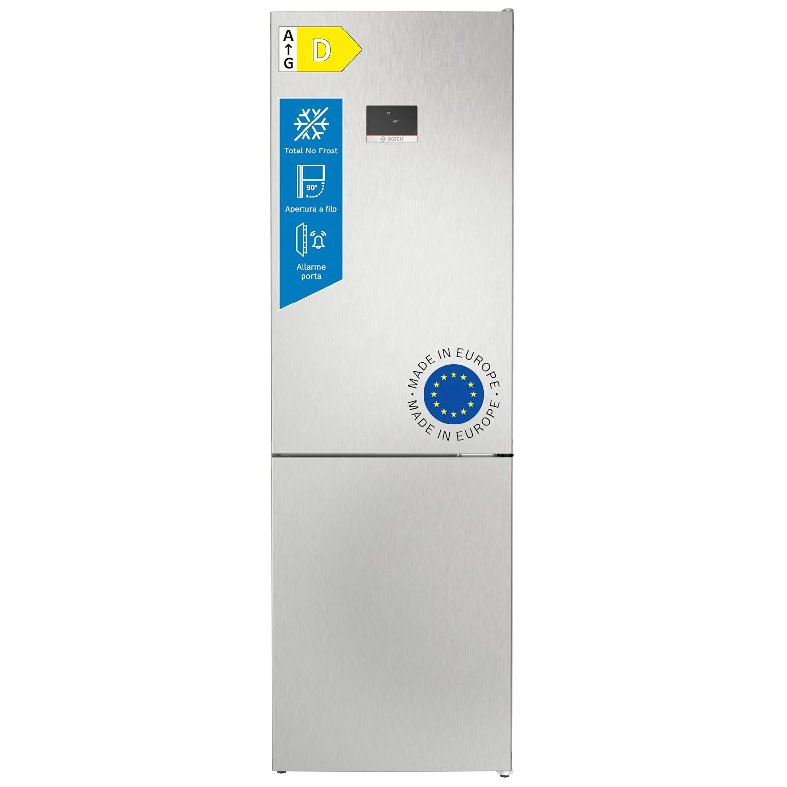 Bosch Frigorifero sottobase KGN367LDF Serie 4 Frigorifero Total No Frost 186x60cm Silver