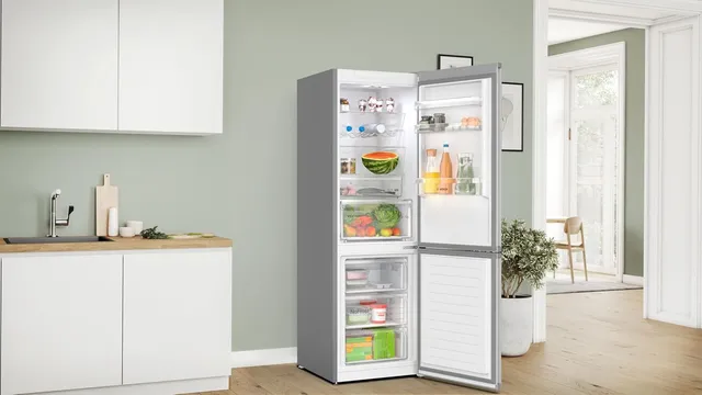 Bosch Frigorifero sottobase KGN367LDF Serie 4 Frigorifero Total No Frost 186x60cm Silver