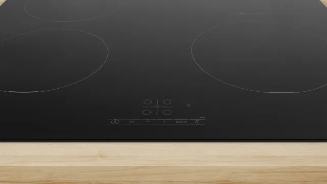 Bosch Piano cottura gas PUE611BB5E Plaque induction , | 60 cm, nero, 4 caminetti, timer con funzione