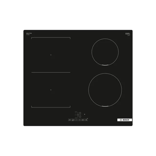 Bosch Piano cottura radiante PVS611BB6E Serie 4 - Piano cottura a induzione, Zona Combi-Induzione