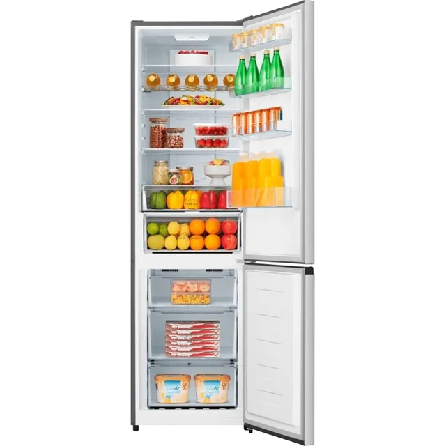Hisense Frigorifero sottobase RB440N4ACD Frigorifero Combinato No Frost Colore Inox Classe Energetic