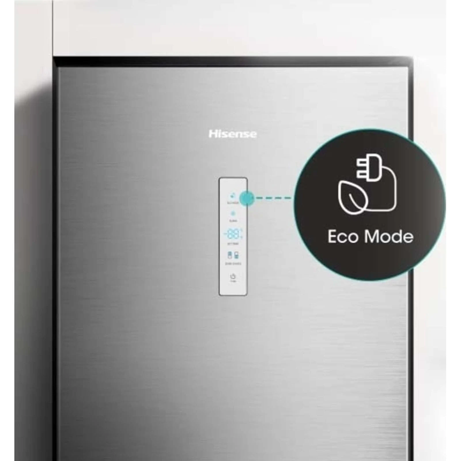 Hisense Frigorifero sottobase RB440N4ACD Frigorifero Combinato No Frost Colore Inox Classe Energetic