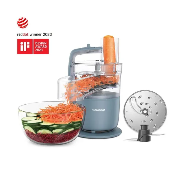 Kenwood Robot da cucina FDP22.​130GY MultiPro Go , Robot da Cucina, Trita, Affetta, Grattugia, Riduc