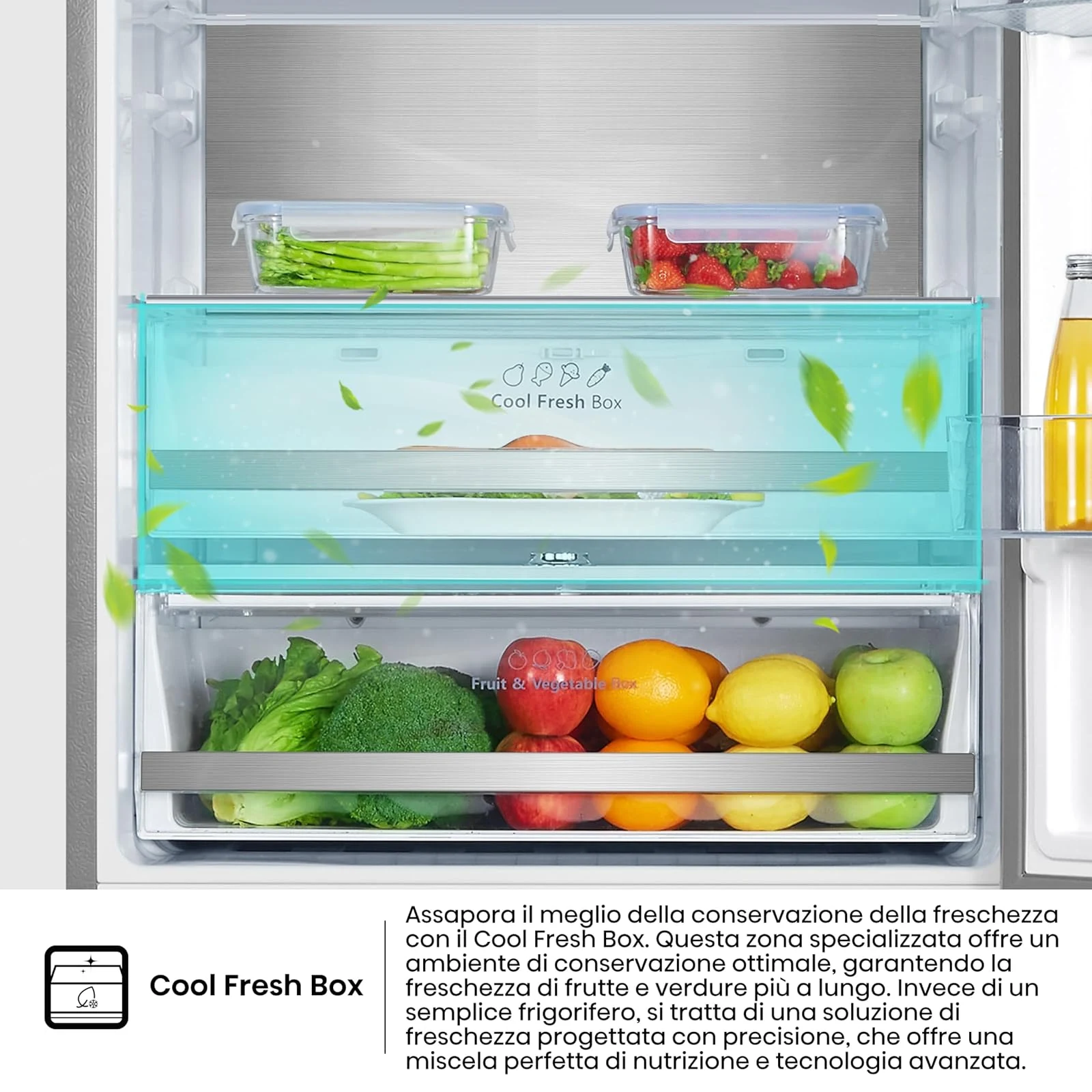 Hisense Frigorifero doppia porta RB645N4BIE Frigorifero Combinato Total No Frost, Multi Air flow, Mo