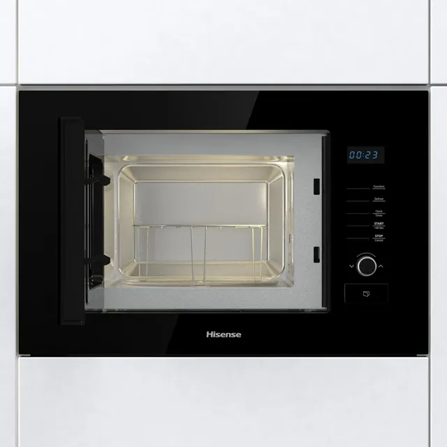 Hisense Microonde incasso HB20MOBX5G Microonde a Incasso 20 litri, Apertura Porta a Sinistra, Displa