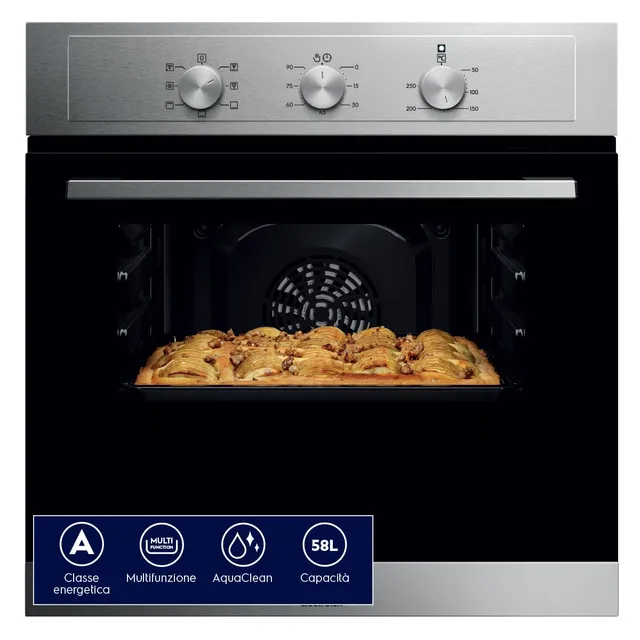 Electrolux Forno incasso 58 L Forno da Incasso Classe A EOH2H00BX Inox