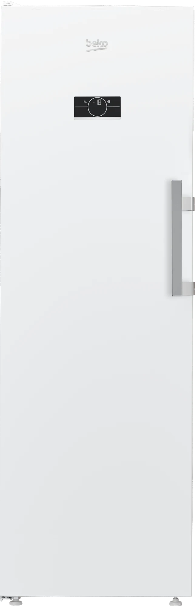 Beko Congelatore B5RMFNE314W Congelatore Verticale, Classe E, NO FROST, Inverter, Bianco, volume netto 286 litri, DImensioni HxLxP: 186x60x75