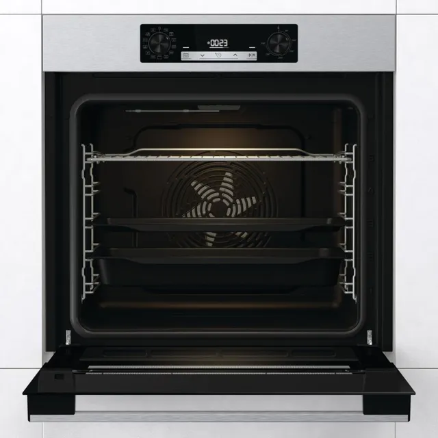 Hisense Forno incasso O65226AXS Forno Elettrico da Incasso Multifunzione con Vapore, Cavità 77 litri