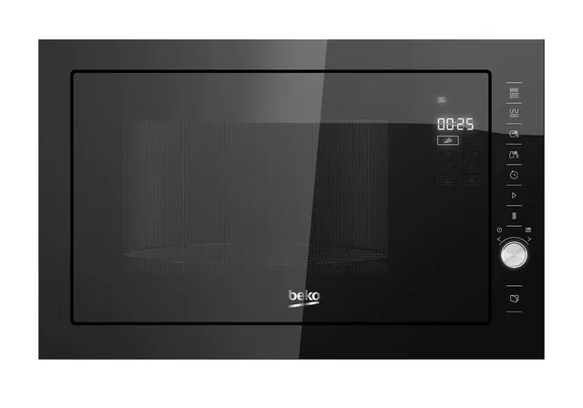 Beko Microonde incasso BMGB25333BG Forno Microonde da Incasso 25 L, 900 W, Grill, 8 Funzioni, 5 Livelli di Potenza, Nero