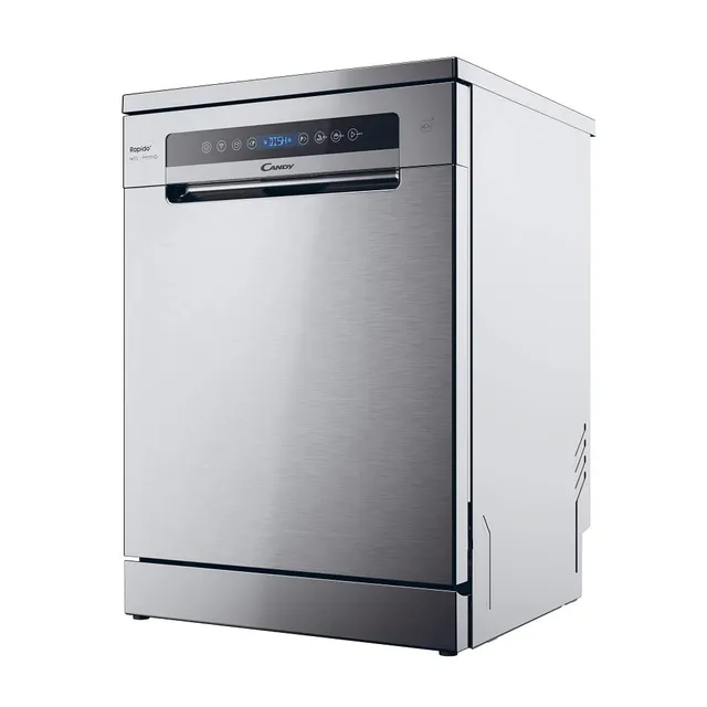 Candy Lavastoviglie 4C6F0X Rapido' Lavastoviglie a Libera Installazione 60 cm, 14 Coperti, 8 Program