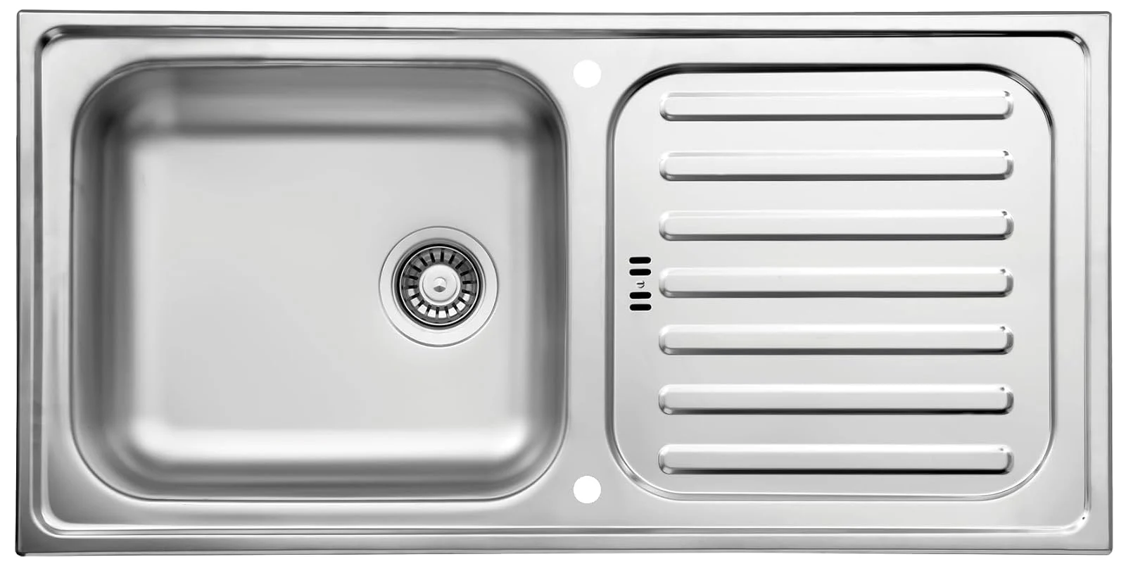Respekta Lavello 100x50 Riverside Lavello, inox, cm, 1 vasca