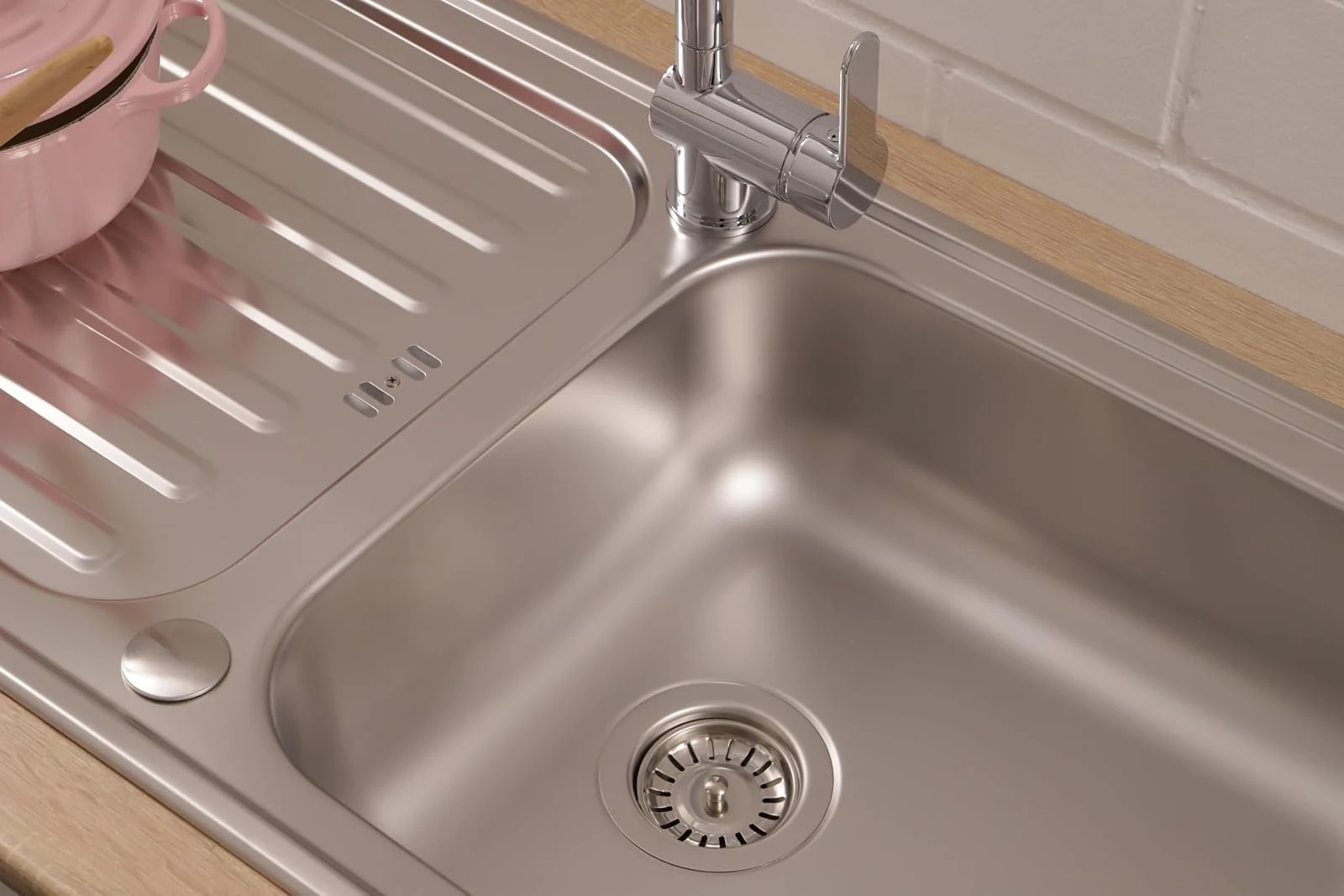 Respekta Lavello 100x50 Riverside Lavello, inox, cm, 1 vasca