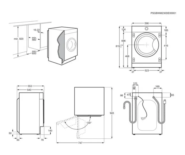 Electrolux Lavasciuga EW8F384BI 8 KG/1400 GIRI A INCASSO