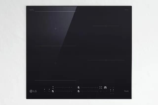 LG Piano cottura induzione CBIZ2435B Piano Cottura Induzione 60cm, Potenza da 2,5 a 7,4kW, 4 Zone To