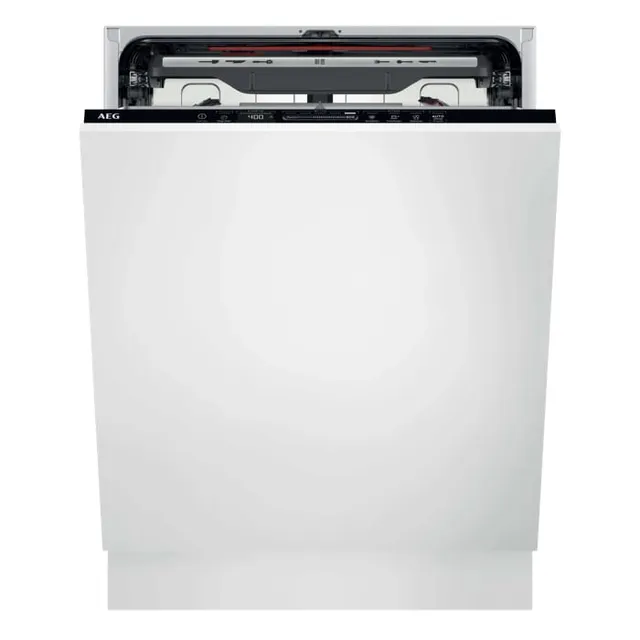 AEG AEG Lavastoviglie incasso compatta FSE76727P Lavastoviglie Da Incasso 60 cm, Serie 7000, GlassCare, Lavastoviglie Integrata Totale, Classe A, 14 coperti, Vassoio MaxiFlex, Mulinello ProClean, Beam on Floor