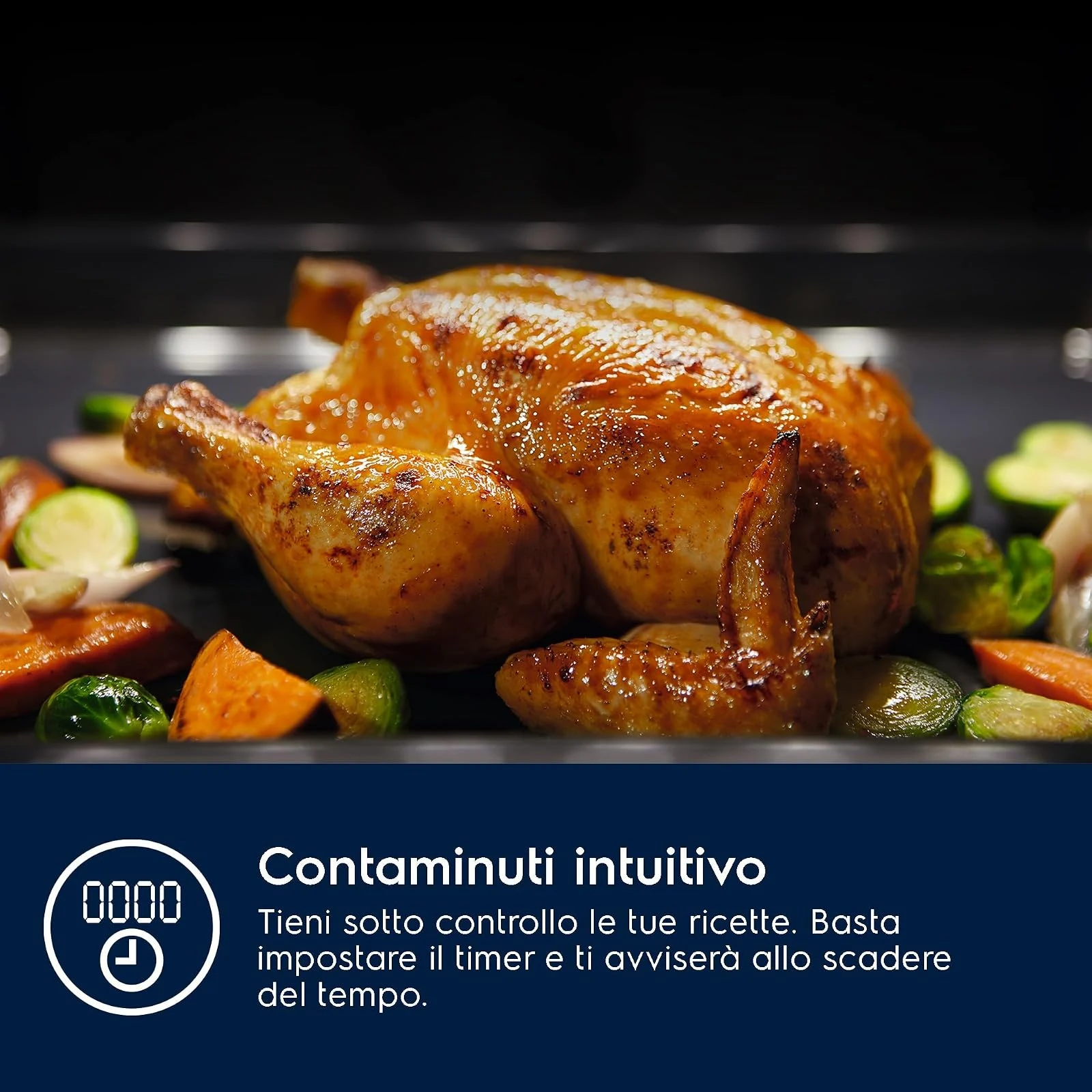 Electrolux Microonde incasso LOC5H40X2 Forno Compatto Combinato Microonde da Incasso Display