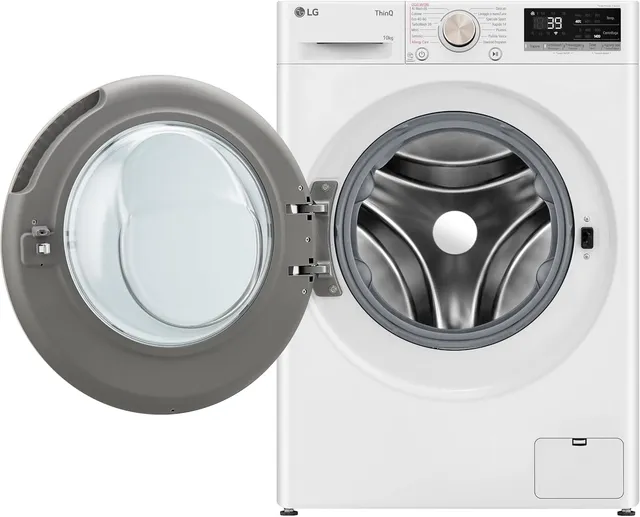 LG Lavatrice carica frontale F4R7010TSWG AI DD Lavatrice 10 kg Classe A -10%, 1400 Giri, Carica Fron