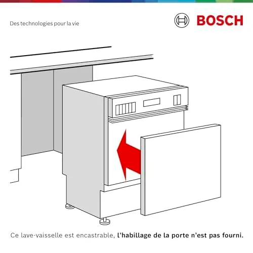 Bosch Lavastoviglie integrata totale SPI2HKS42E SER2 Lave-vaisselle intégrable - 10 couverts - Induc