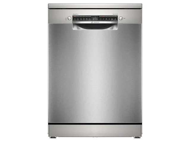 Bosch Lavastoviglie SMS4EMI06E Serie 4, lavastoviglie indipendente, 60 cm, Silver Inox