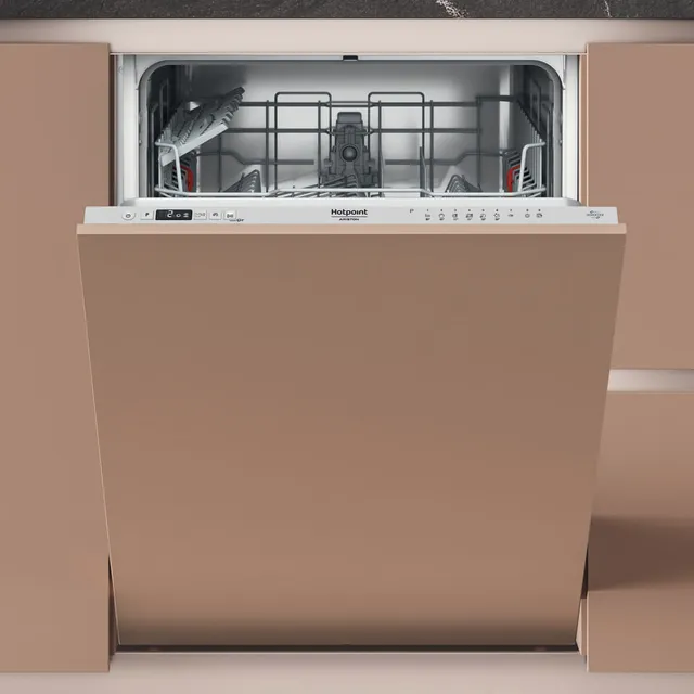 Hotpoint Lavastoviglie H2I HUD526 AS ARISTON - Lavastoviglie da Incasso 14 Coperti, 5 Programmi - Cestello Regolabile, Ciclo Rapido e Partenza Ritardata - Elettrodomestici Cucina, Classe E, 59,8Lx8