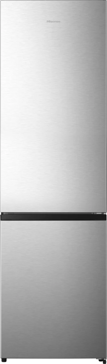 Hisense Frigorifero french door RB440N4ACA Frigorifero Combinato Total No Frost, Inox, 200x60 cm, Risparmio Energetico Classe A, Grande capacità 335L, Bassa Rumorosità 35db, Porta reversibile, Motore inv