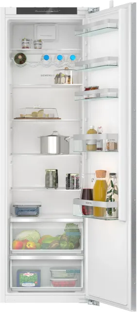 Siemens Frigorifero incasso monoporta KI81RVFE0 iQ300, frigorifero da incasso, nicchia 177,5 x 56 cm, 310 l, made in Germany, freshBox per una maggiore freschezza, raffreddamento rapido, bottleRack per bottig